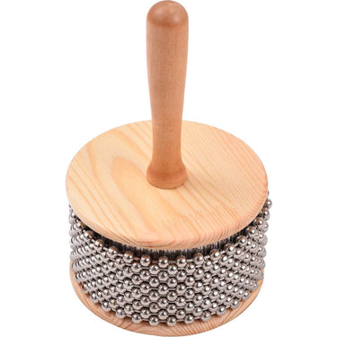 Cabasa Dm Dmcb003 Grande Metalica De Madera Natural